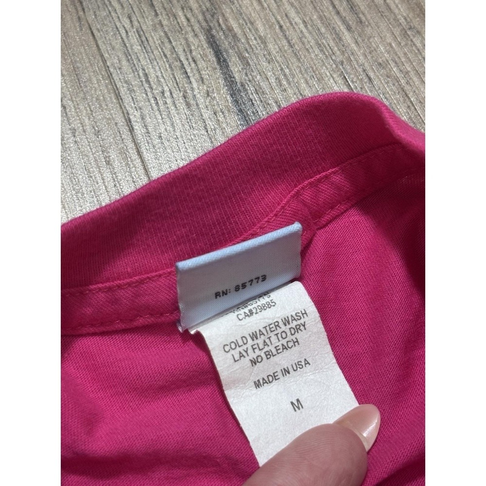 Y2K‎ O'Neill Pink Flower Women T Shirt Size M - Picture 6 of 8
